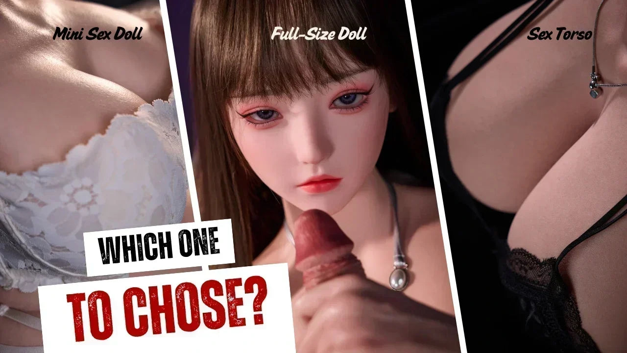 Image of Mini sex doll vs sex torso vs full-size doll comparison guide for choosing the right MRLDOLL product.