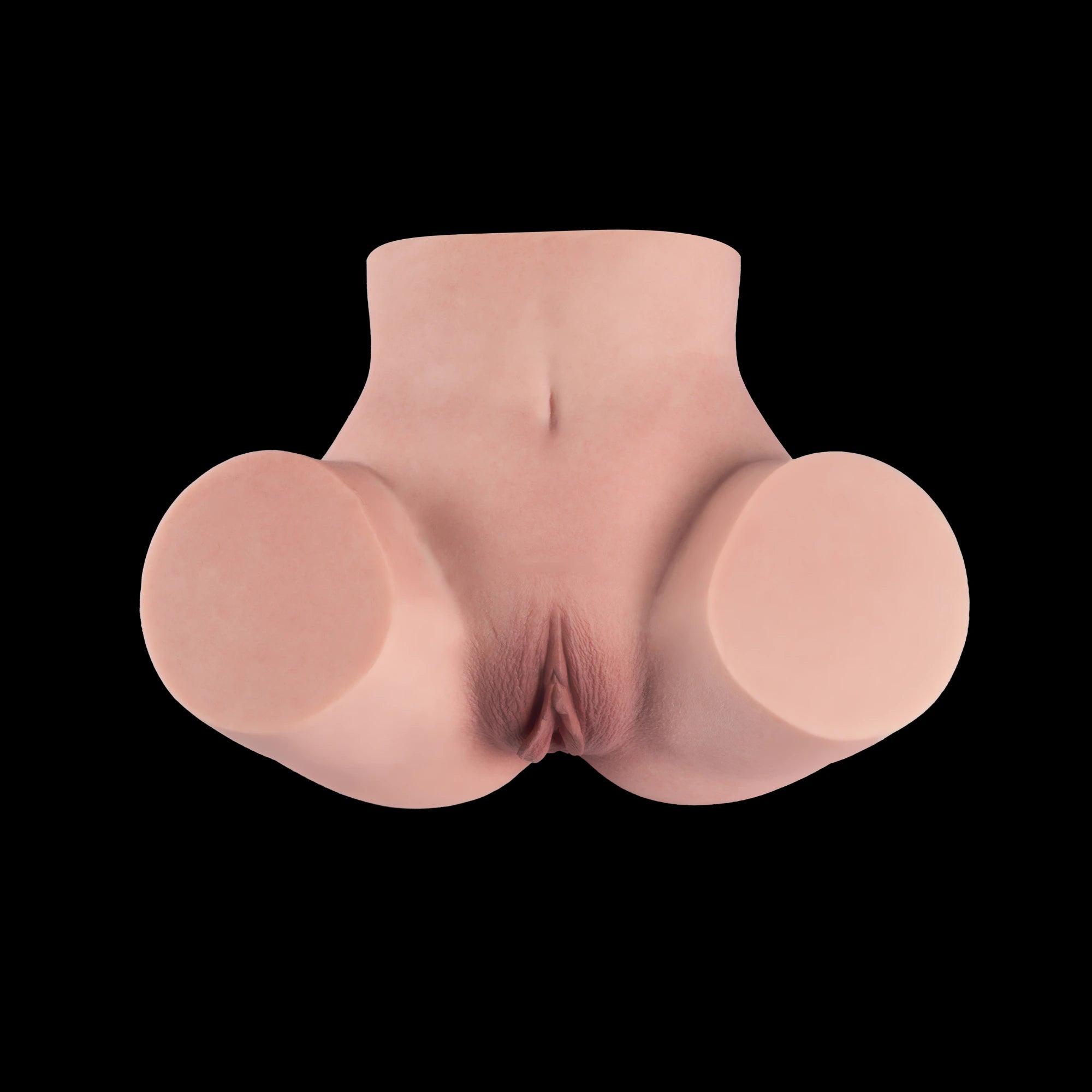 Image of Front view of the Poce silicone butt torso
