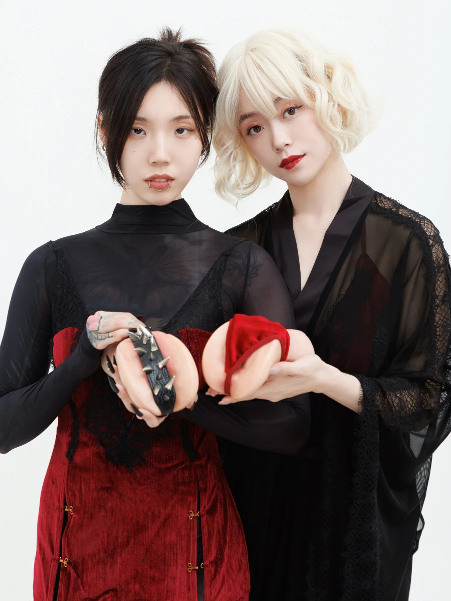 MRLDOLL Twin Sisters — набор из двух силиконовых мастурбаторов — справочное изображение производителя