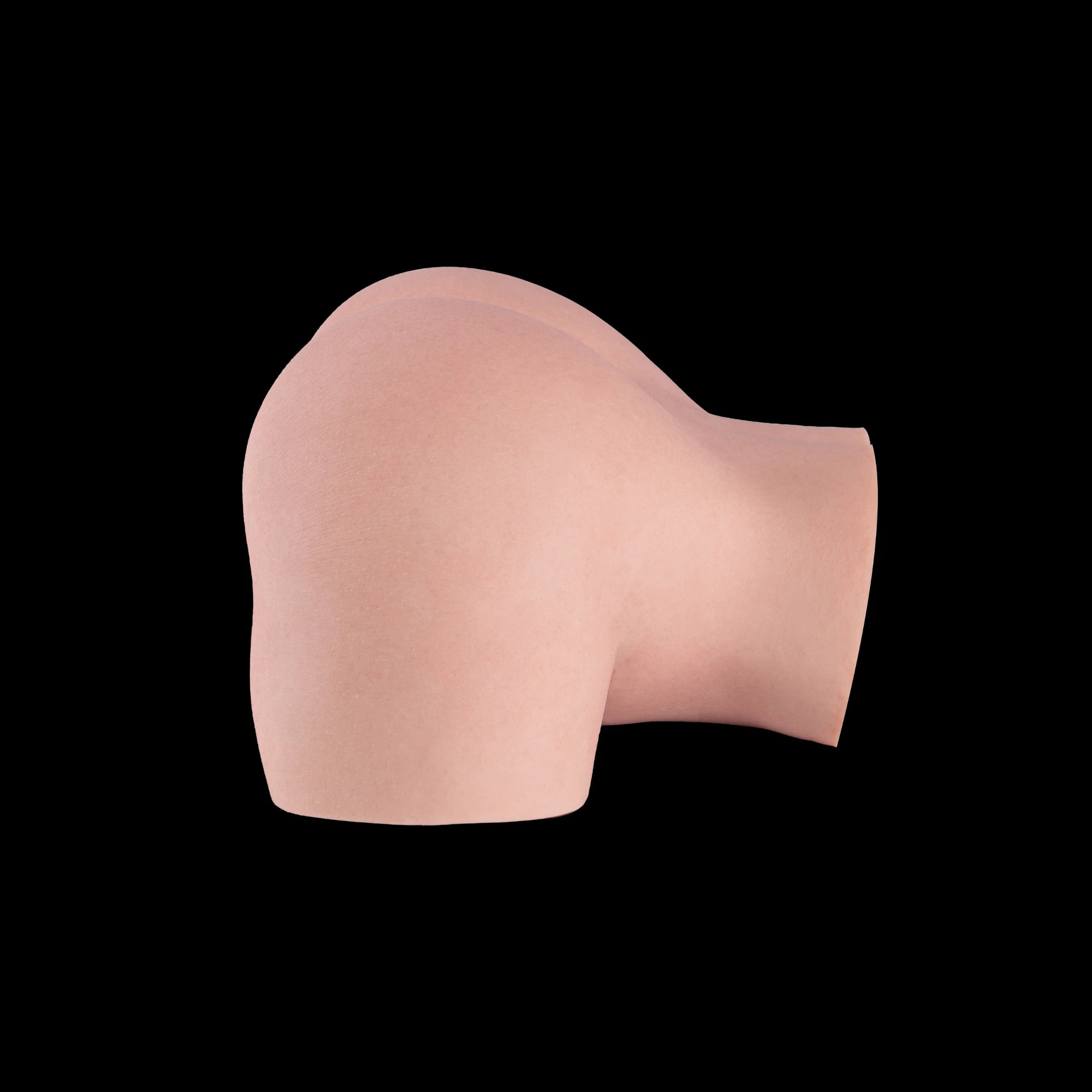 Image of Side view showing the compact profile of the Poce butt torso