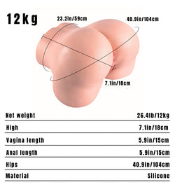 Image of Misa: 12kg Silicone Realistic Juicy Booty Sex Doll