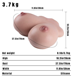 Image of Freya：8.15LB Silicone Big Tits Milf Sex Torso
