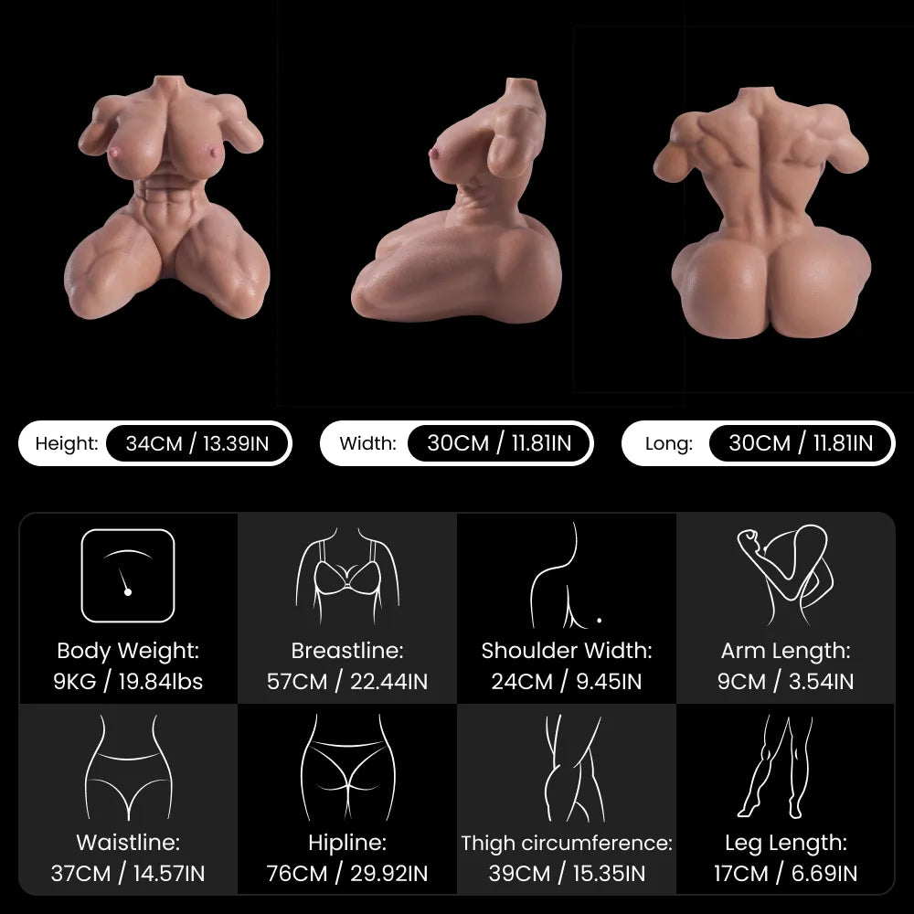 Image of Zoe Muscle Sex Torso 9KG&19KG