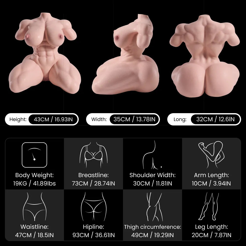 Image of Zoe Muscle Sex Torso 9KG&19KG