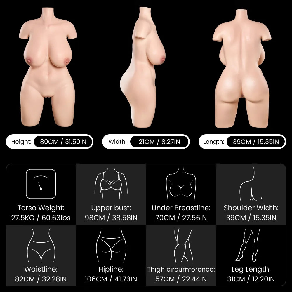 Image of Nadia 27.5KG Extreme Weight Loss BBW Sex Doll