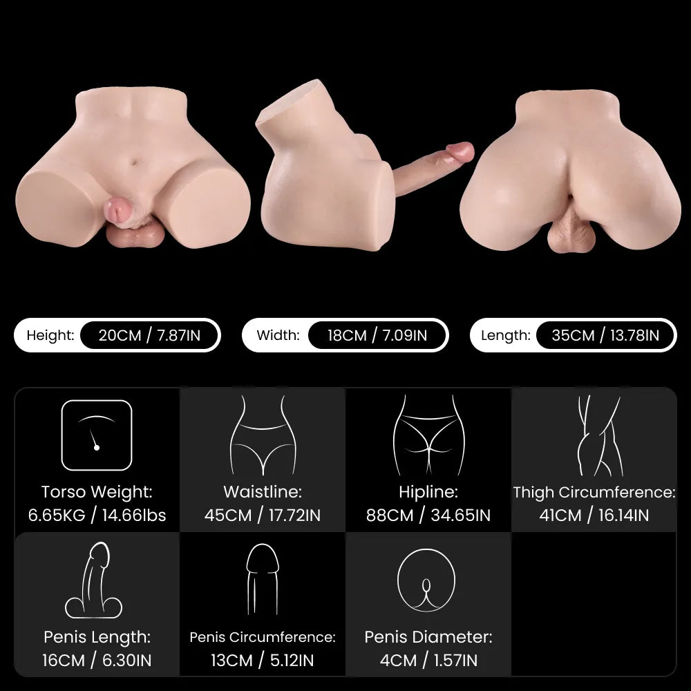 Image of Adam 6.6KG Sex Toys for Men Gay Sex Doll