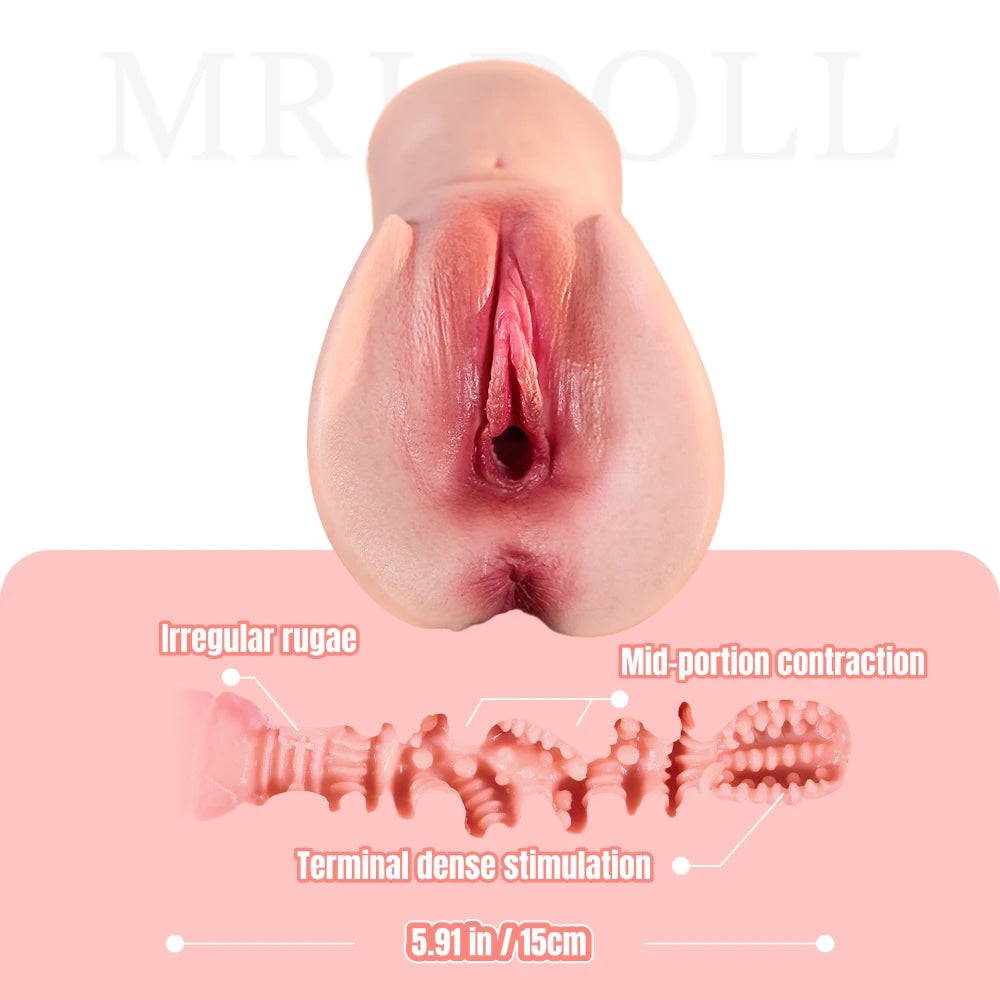 Image of Twin Sisters Onahole 1:1 Replica Ultra-Realistic Masturbator