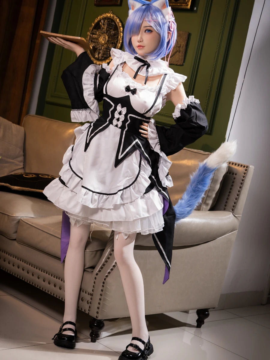 Image of Cosplay Reem Anime Sexdoll 146CM 26KG