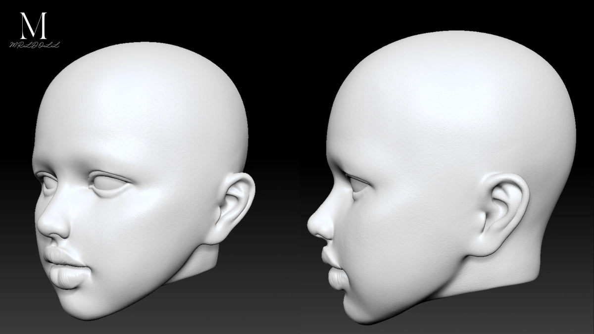MRLDOLL sculpting and form development