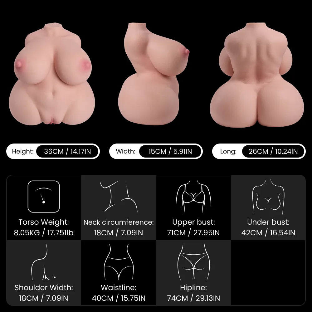 Image of Jane Petite BBW Silicone Doll 8.1kg| Soft Curvy Body | MRLDOLL
