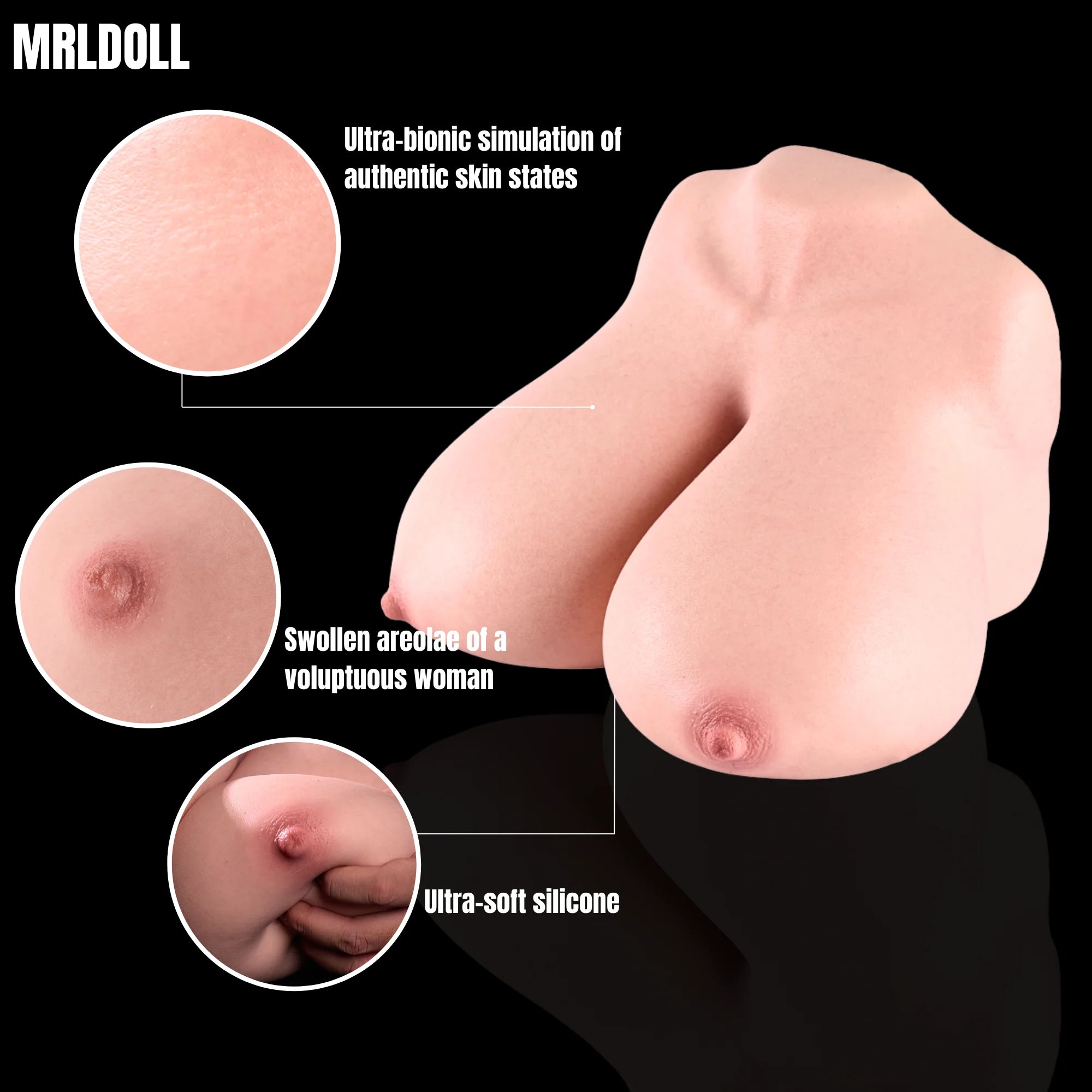 MRLDOLL Ruki — стандартный силиконовый бюст — справочное изображение производителя