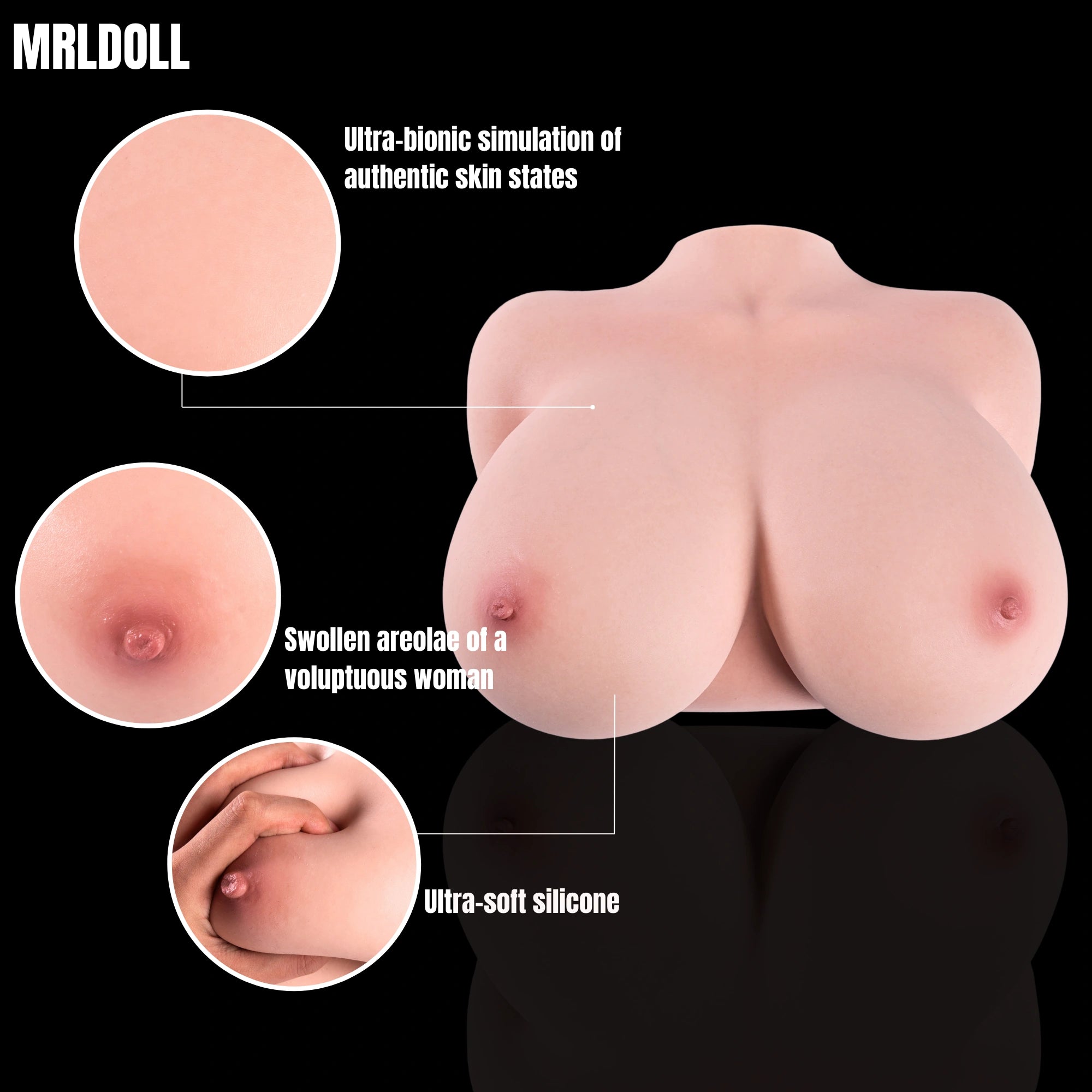 MRLDOLL Reanna — Silicone Bust — manufacturer reference image