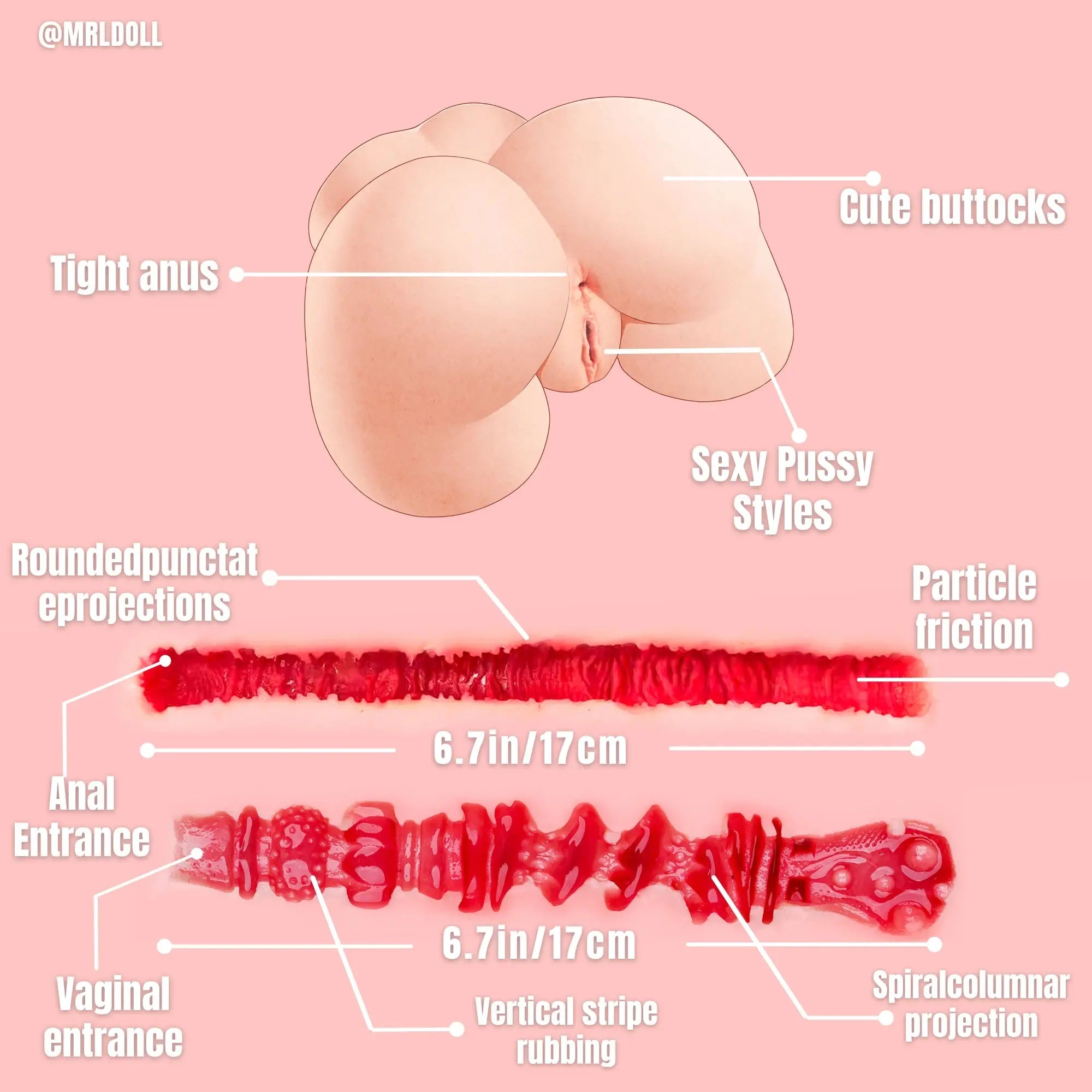 Image of Donna：10.3KG Doggy Style Sex Torso Best Male Sex Toys MRLDOLL