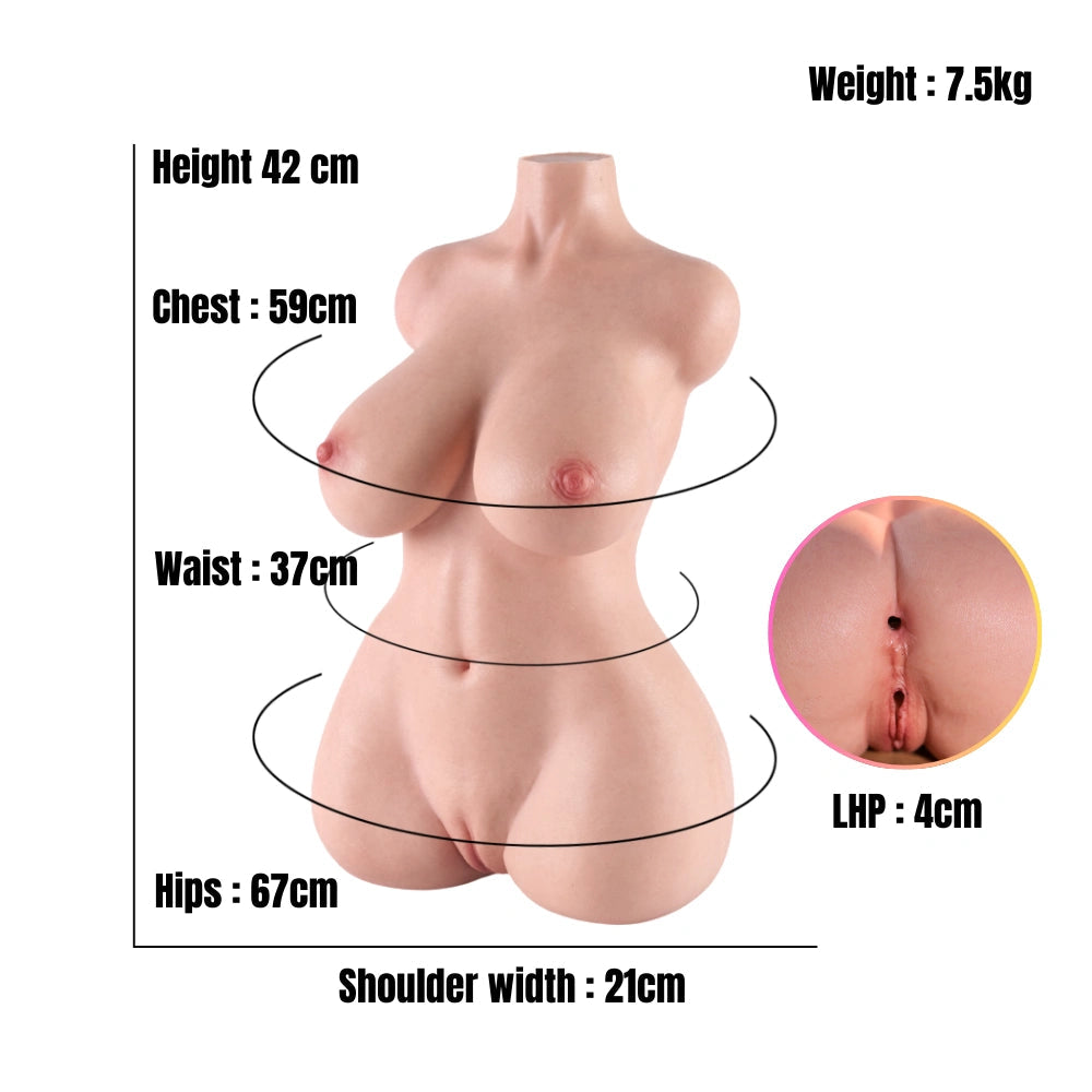 Tifa:Mini Sex Torso 7.5KG Male Masturbator MRLDOLL