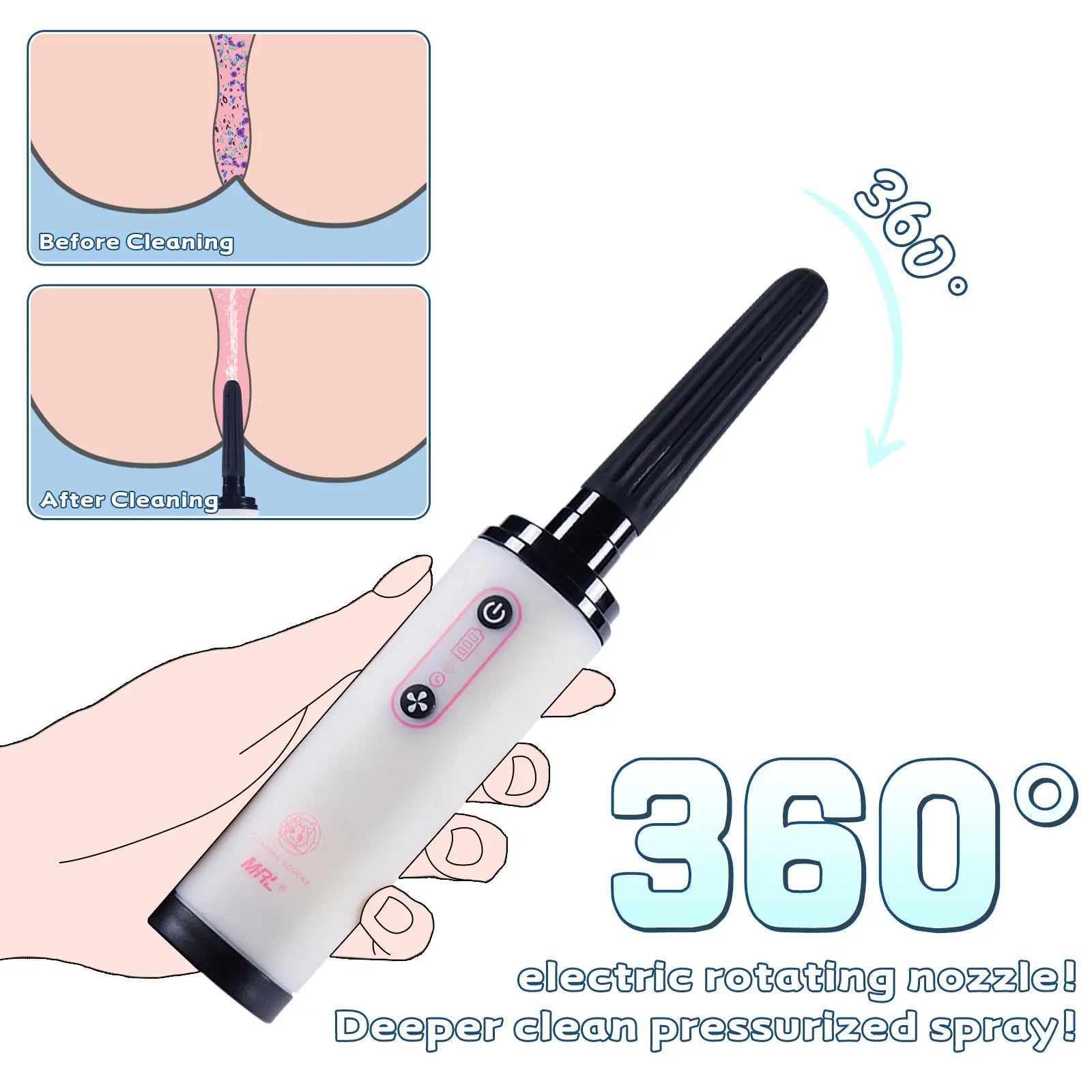 Image of MRLdoll Automatic Cleaning Douche Sex Accessories for Male Masturbator MRLDOLL