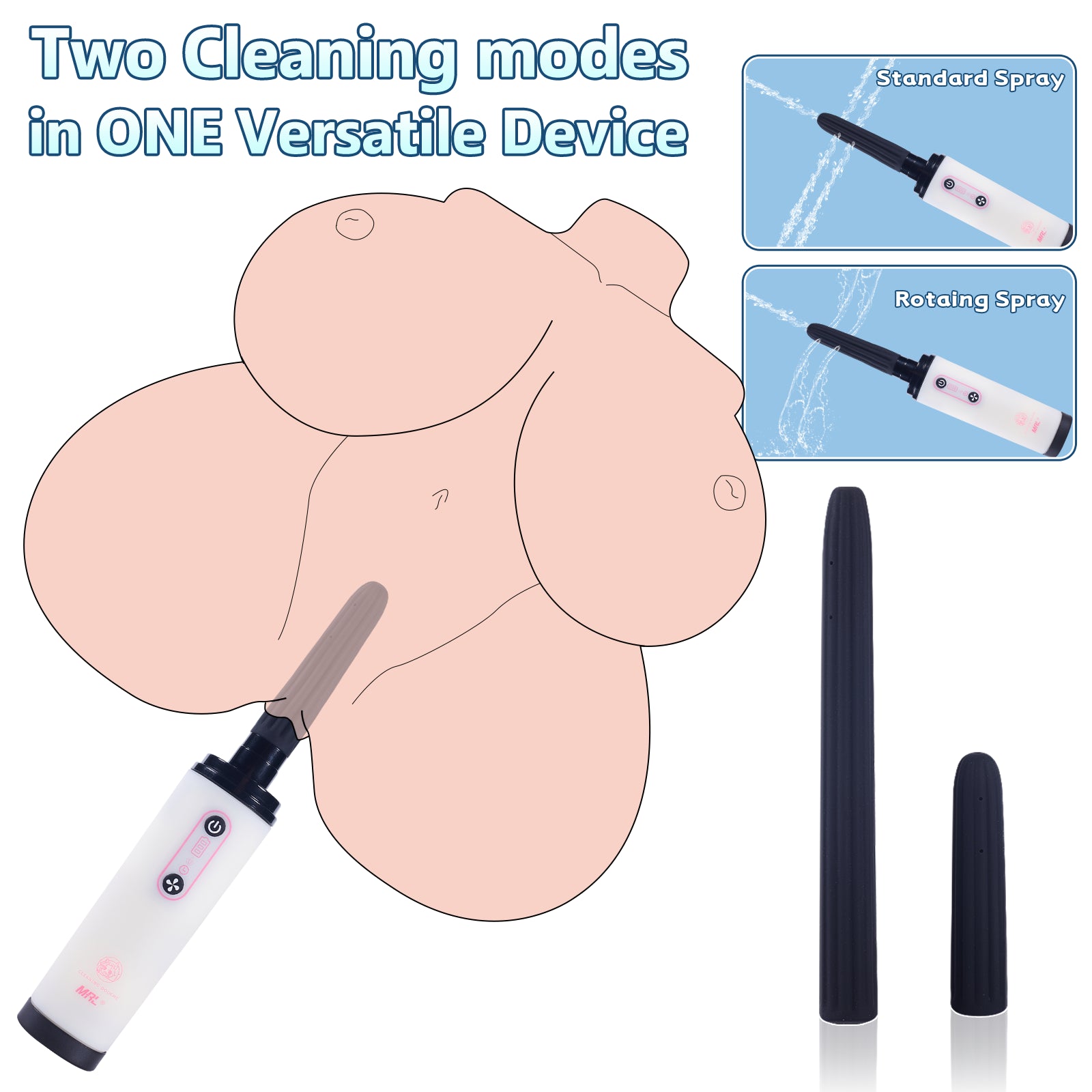 Automatic Cleaning Douche for Male Masturbator