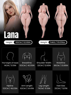 compact sex dolls 17.6LB BBW Futa Sex Doll Fat Big Booty Trans Sex Doll (Bianca) main image 0