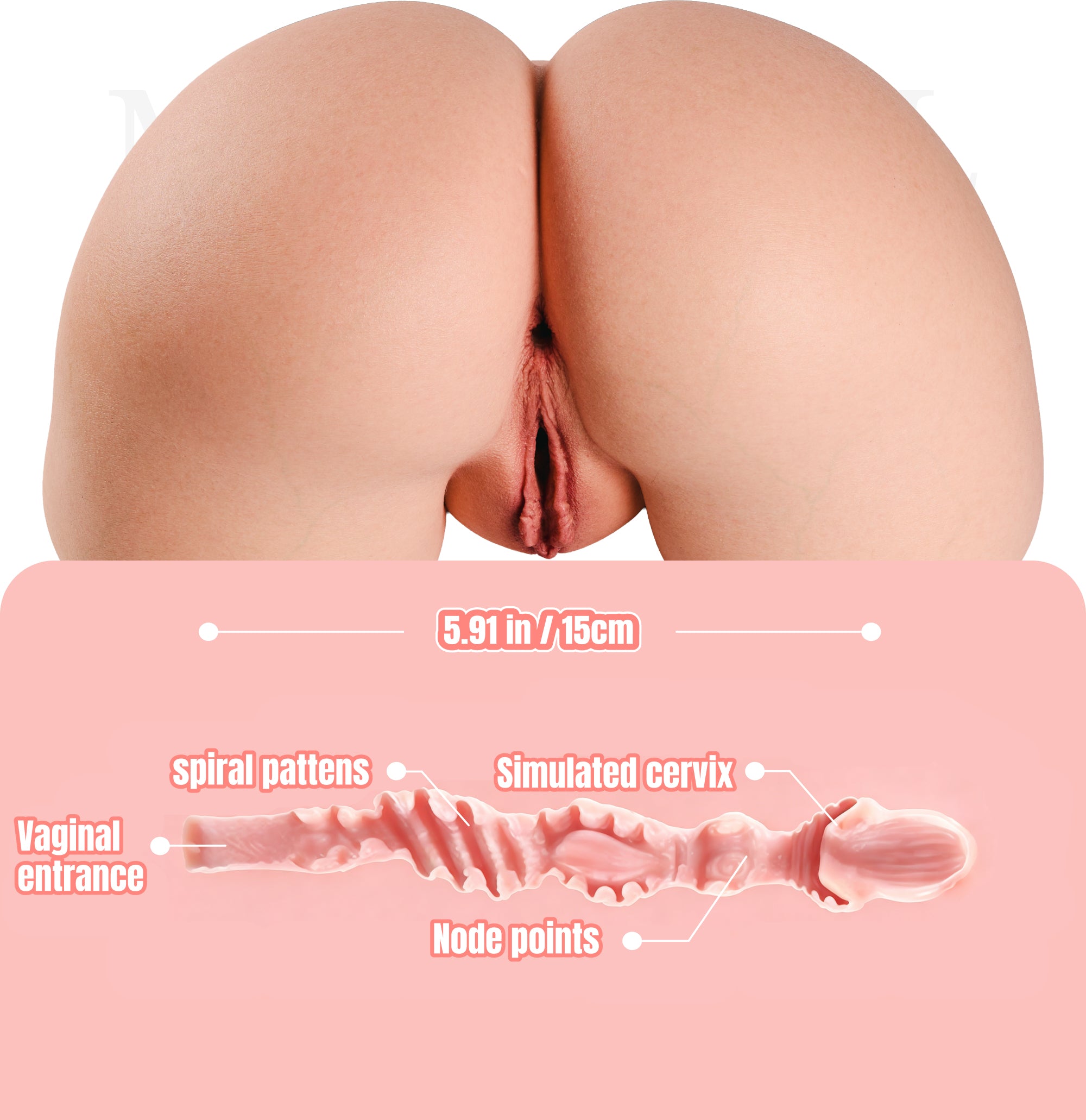 Image of Manuela 24KG Big Butt 1:1 Replica Electric Sex Doll