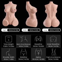 Kiki 5.5KG Mini Sex Torso - MRLDOLL