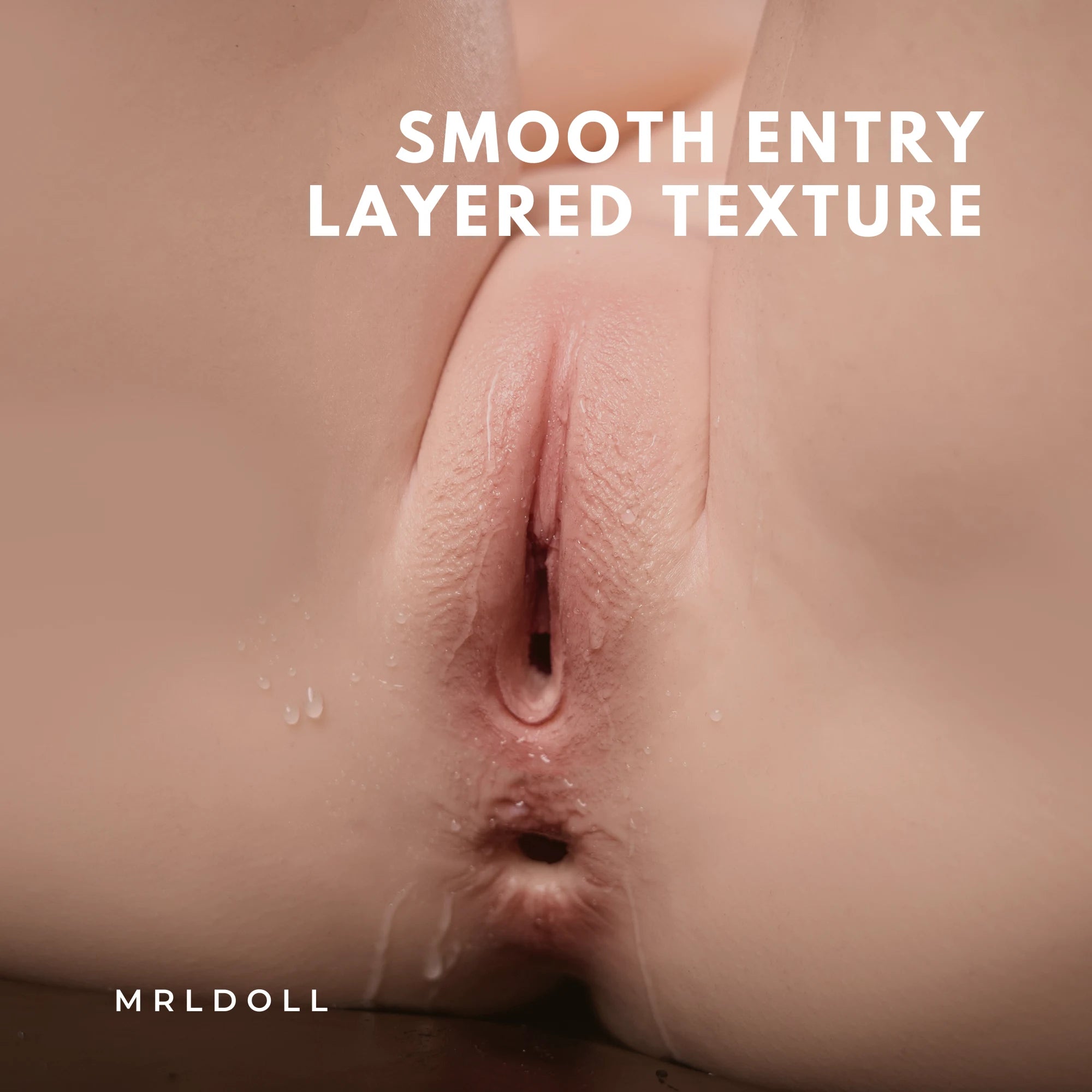Image of MRLDOLL Nadia BBW sex doll torso with smooth entry and layered internal texture channels