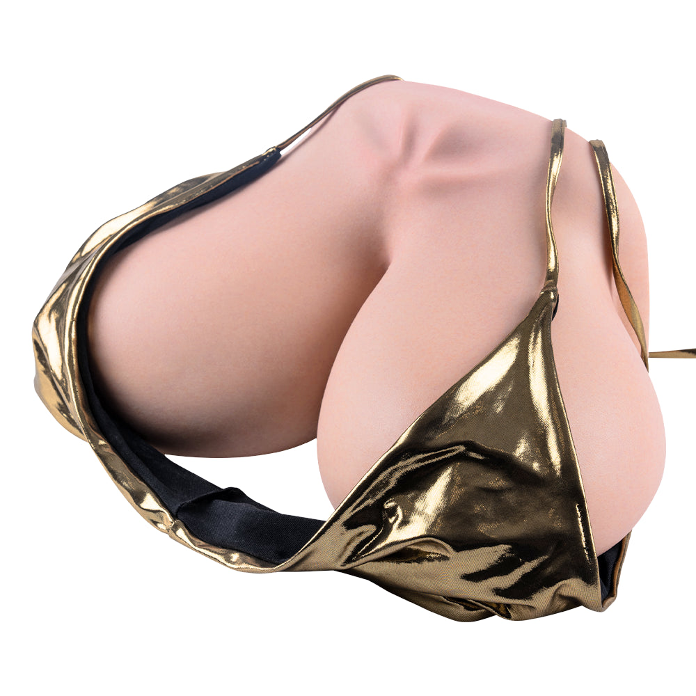 Leina:15.1LB Realistic Silicone Sex Torso Big Jiggly Boobs