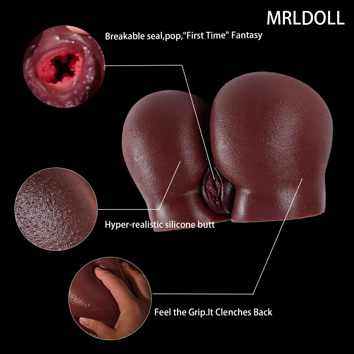 MRLDOLL Pandora — силиконовый торс нижней части тела — справочное изображение производителя
