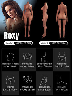 Roxy 28.5KG Life Size Sex E Cup Platinum Silicone Realistic Sex – MRLDOLL