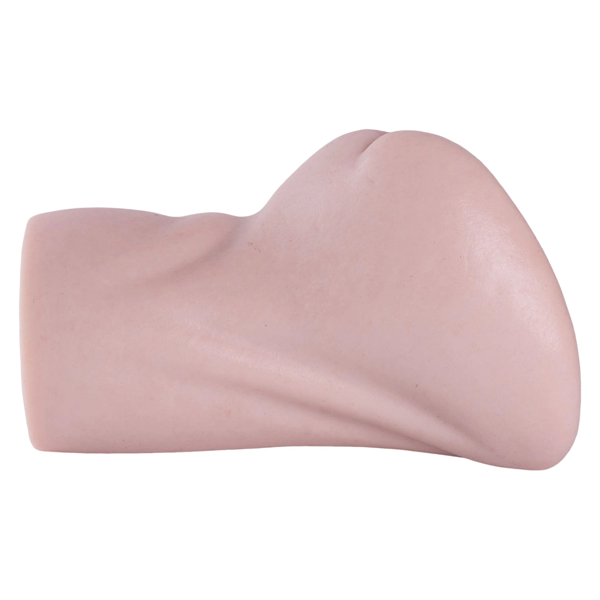 Image of side view of Shinaryen onahole platinum silicone masturbator product display