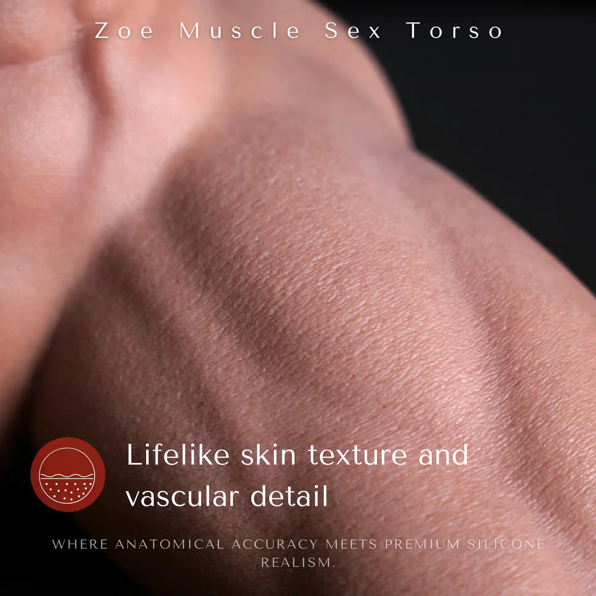 MRLDOLL Zoe — мускулистый силиконовый торс — справочное изображение производителя